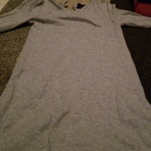 Tunic length sweater